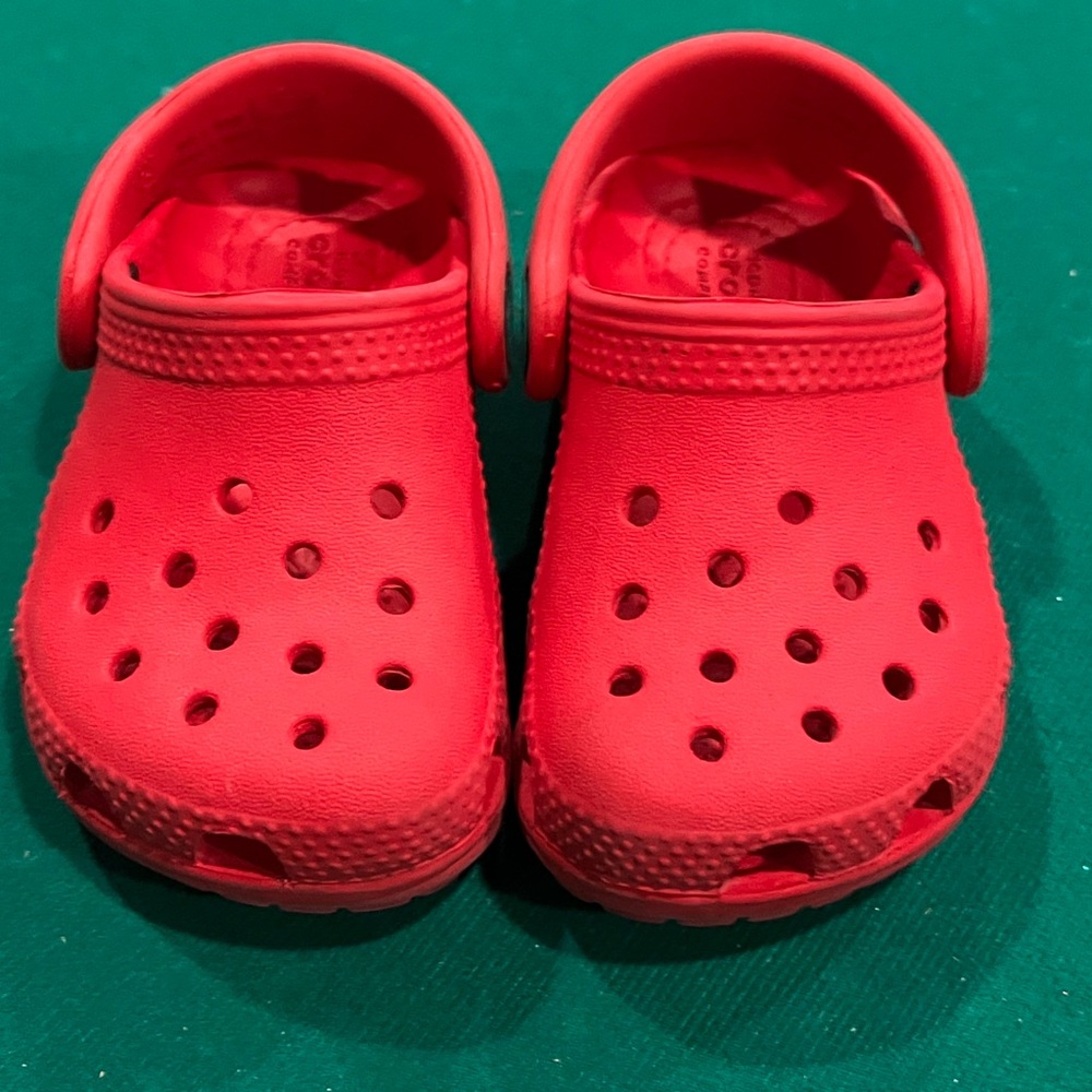 CROCS Red                Comfortable Perforated Design